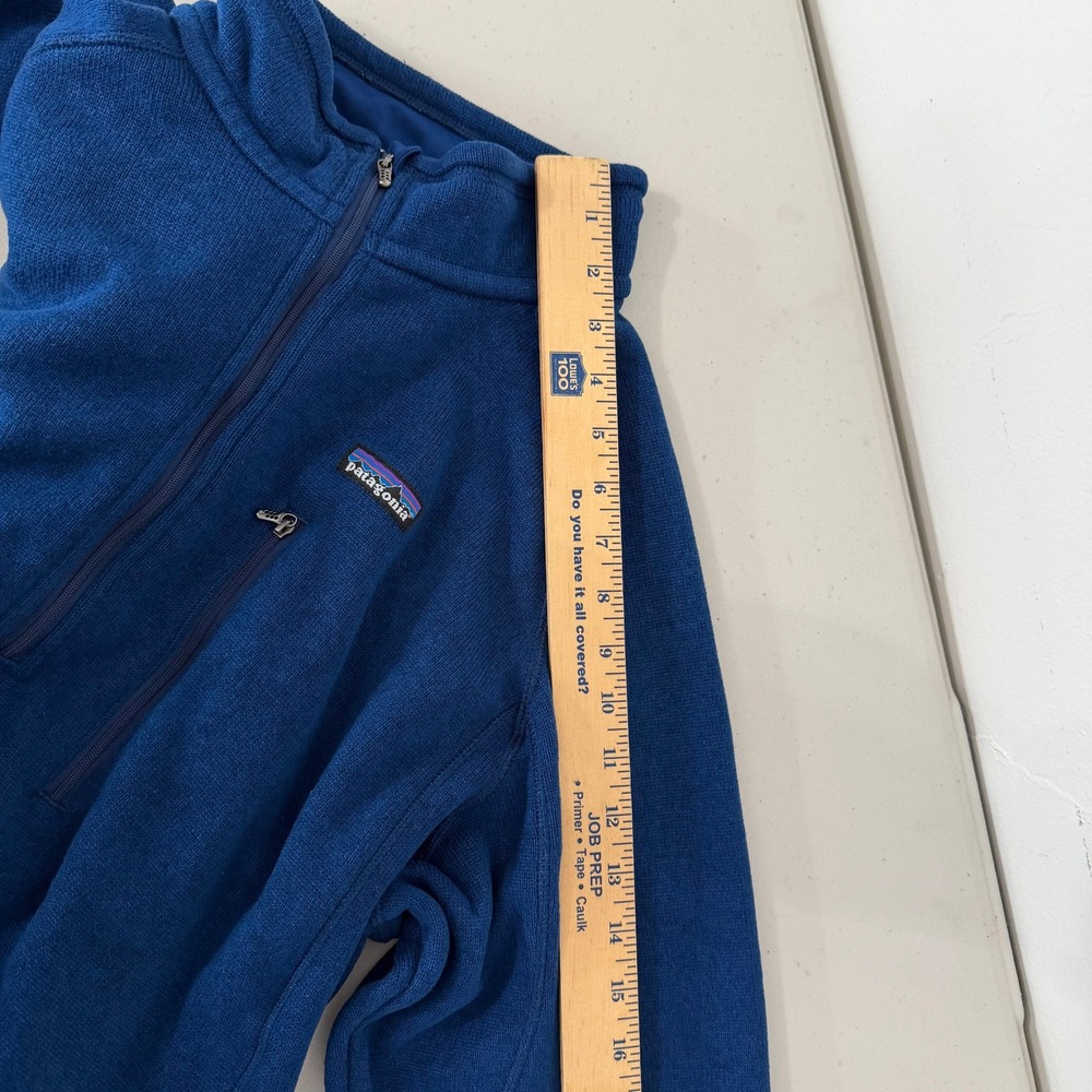 Patagonia Better Sweater Mens XL Blue 1/4 Zip Fleece Pullover Jacket - Picture 13 of 16